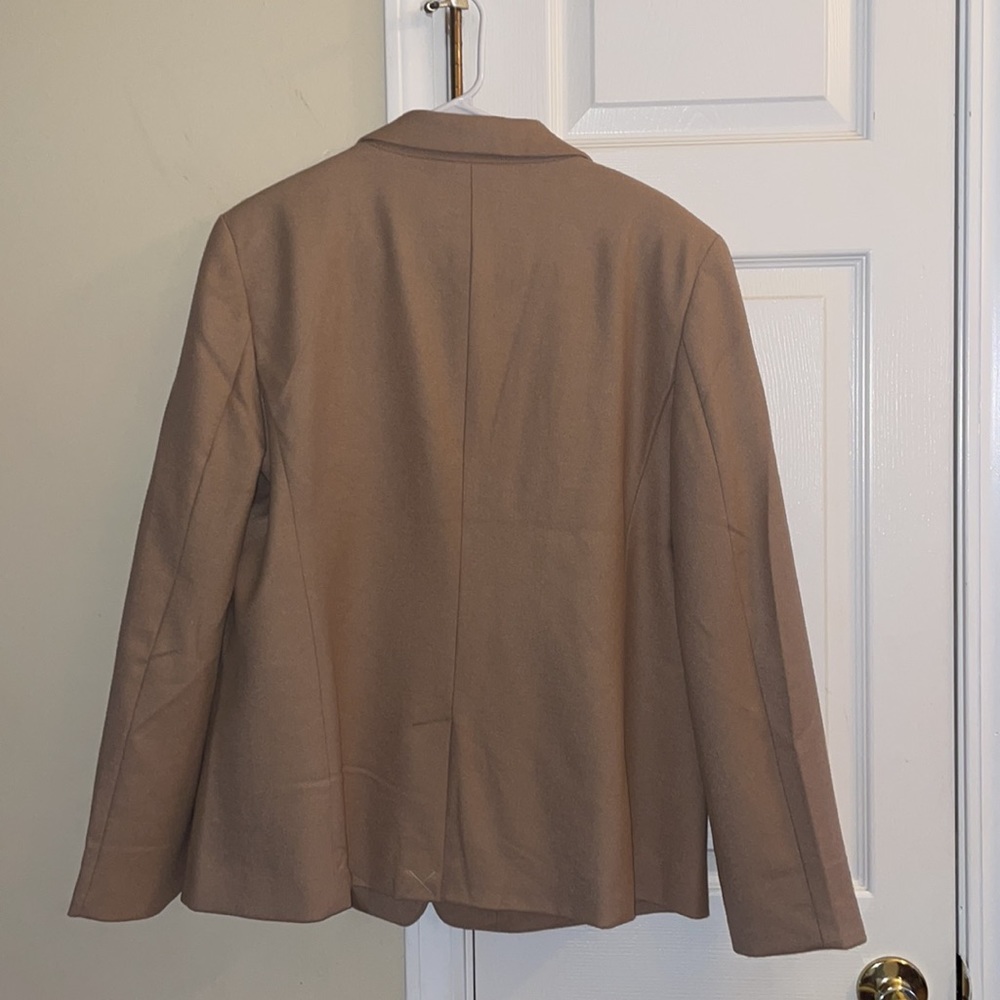 LOFT Beige Single-Button Blazer - Picture 4 of 4